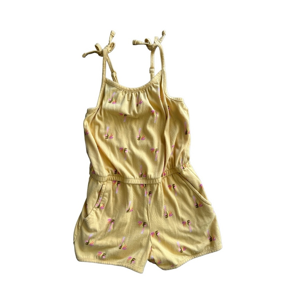 Cat & Jack Girls yellow romper.
